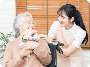 入院中や施設での付き添い