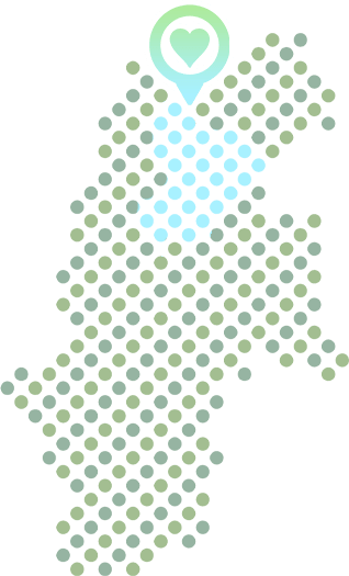 長野市・須坂市・千曲市近郊のマップ